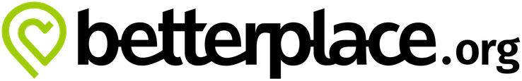 Das Logo von Betterplace.org, eine Plattform zur Unterstützung nachhaltiger und sozialer Projekte